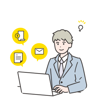 作業している人のイラスト